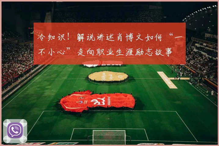 冷知识！解说讲述肖博文如何“一不小心”走向职业生涯励志故事